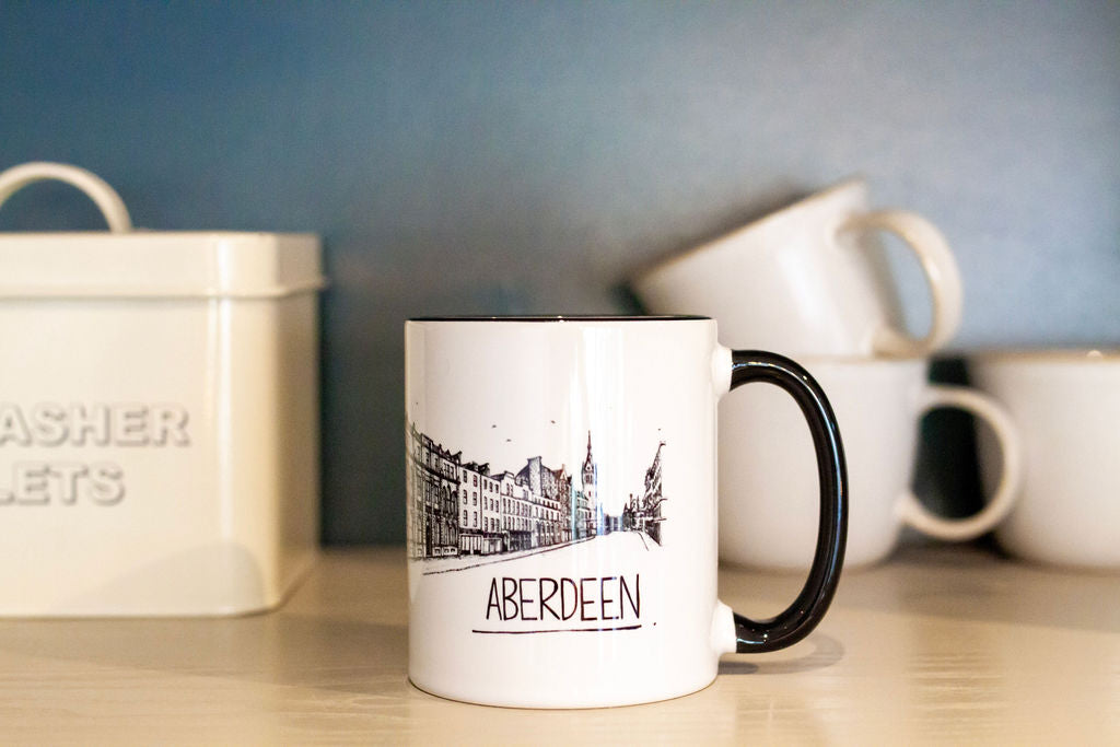 Aberdeen Skyline Drinks Mug