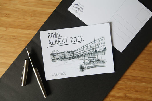 Liverpool Royal Albert Docks Postcard