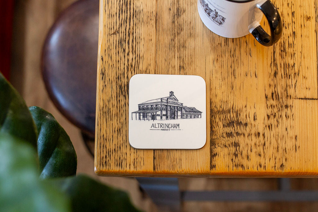 Altrincham Market Drinks Coaster