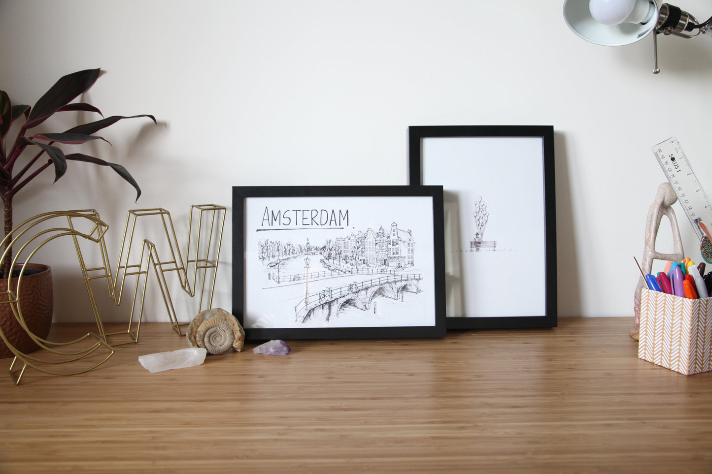 Amsterdam Skyline Art Print