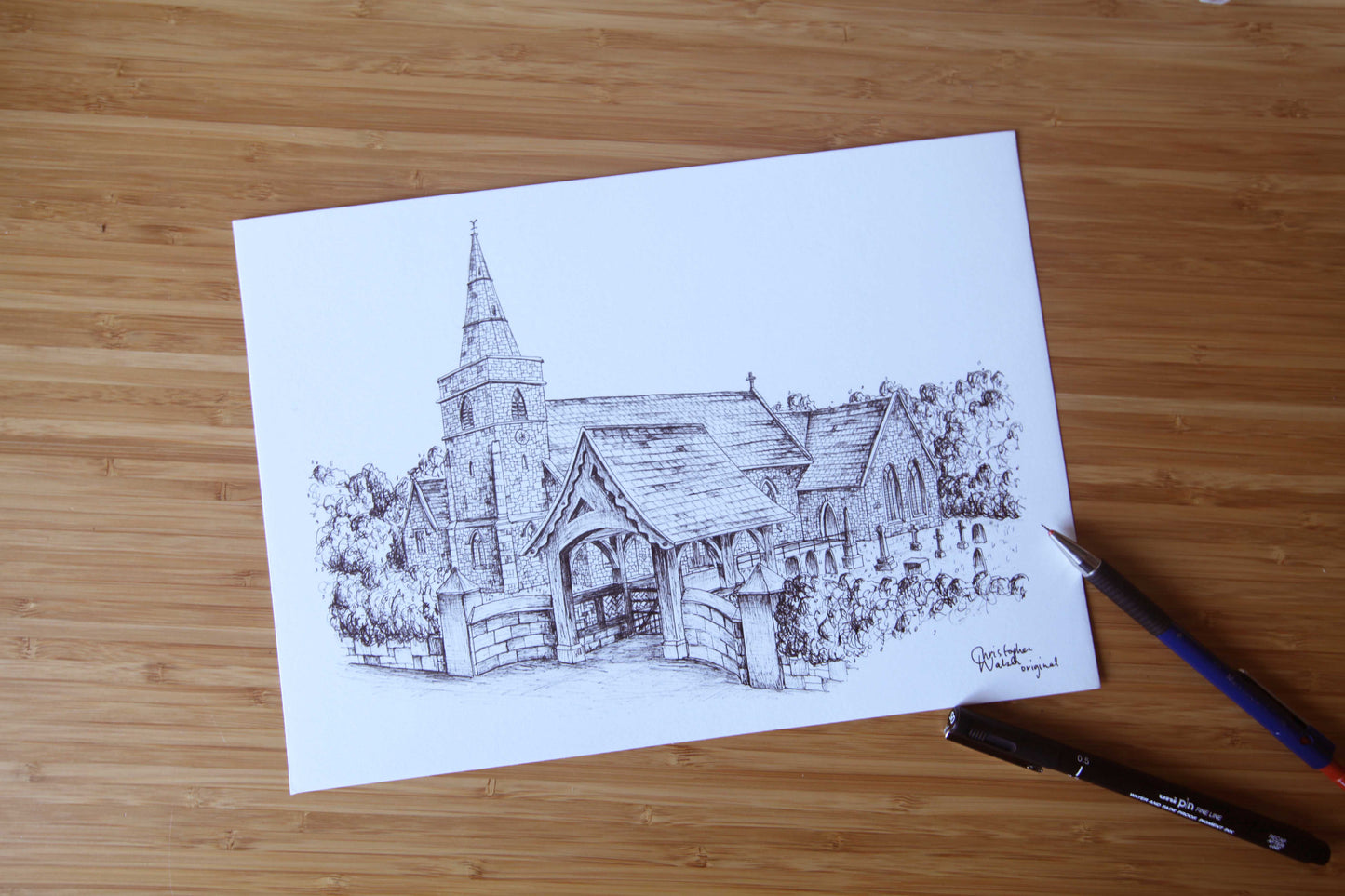 Custom Wedding Venue Illustration