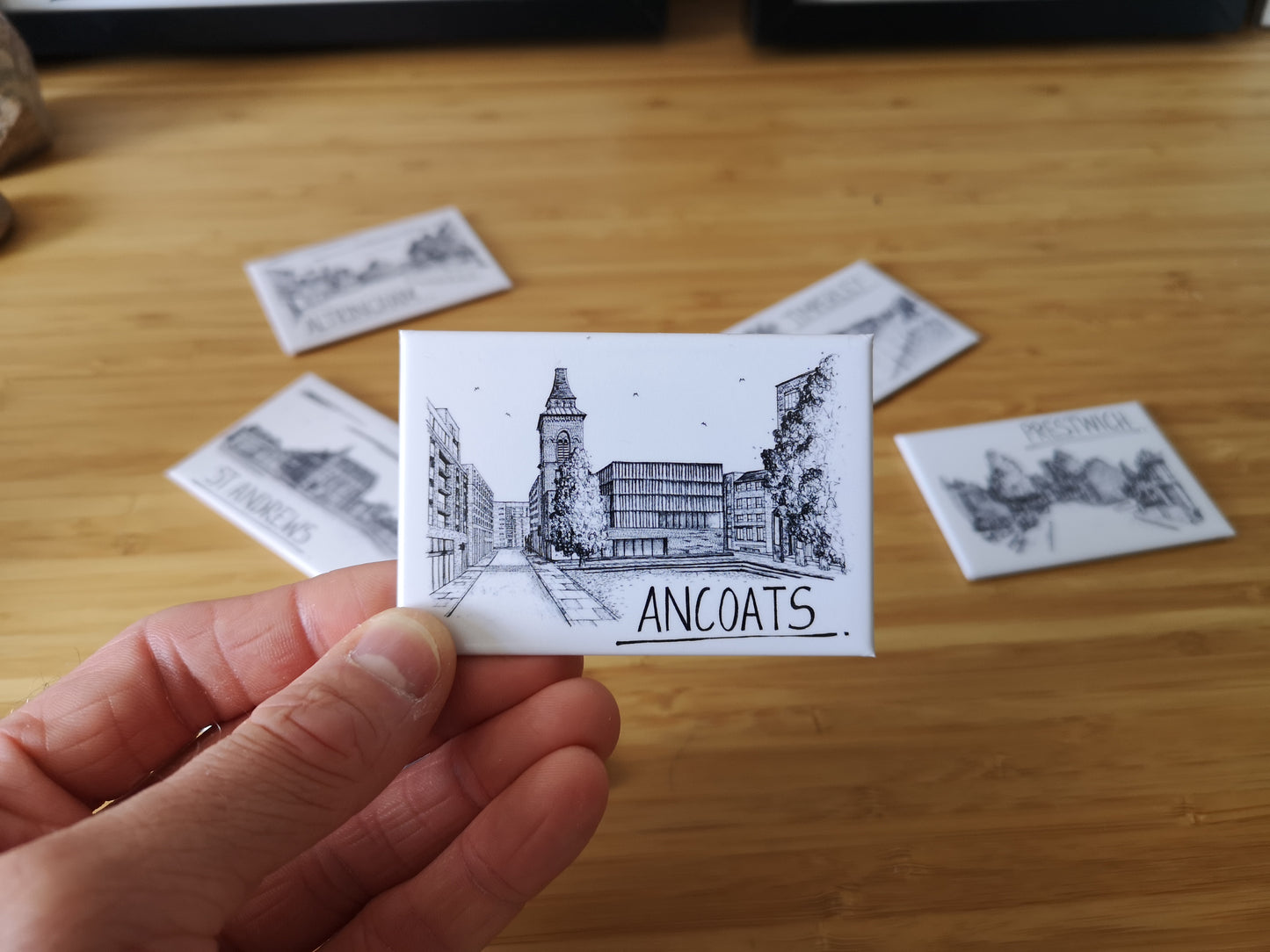 Ancoats Skyline Souvenir Magnet