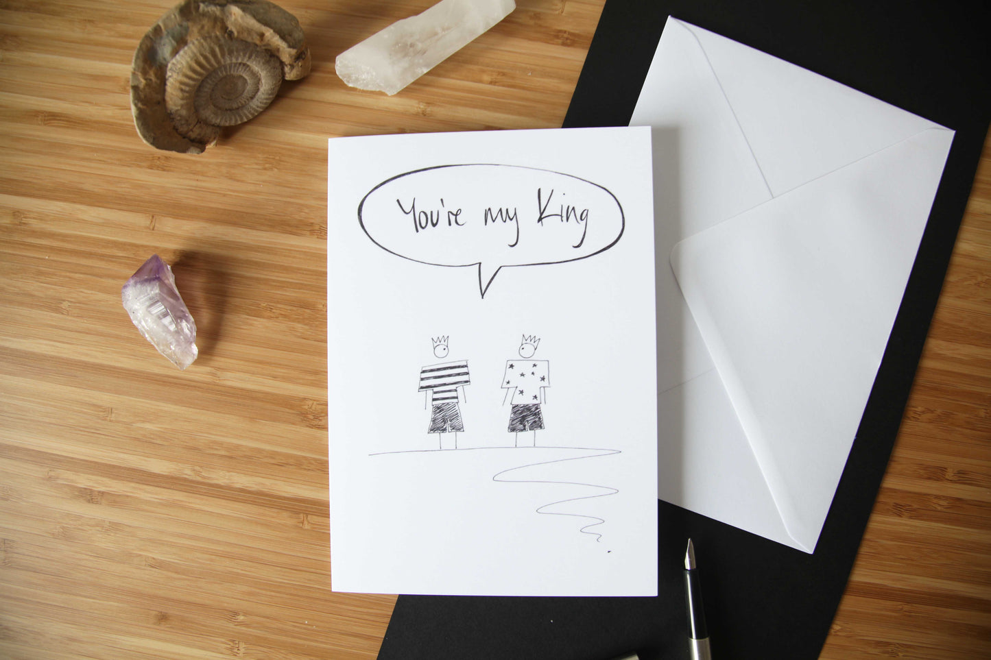 You're My King, Man and Man Love Card