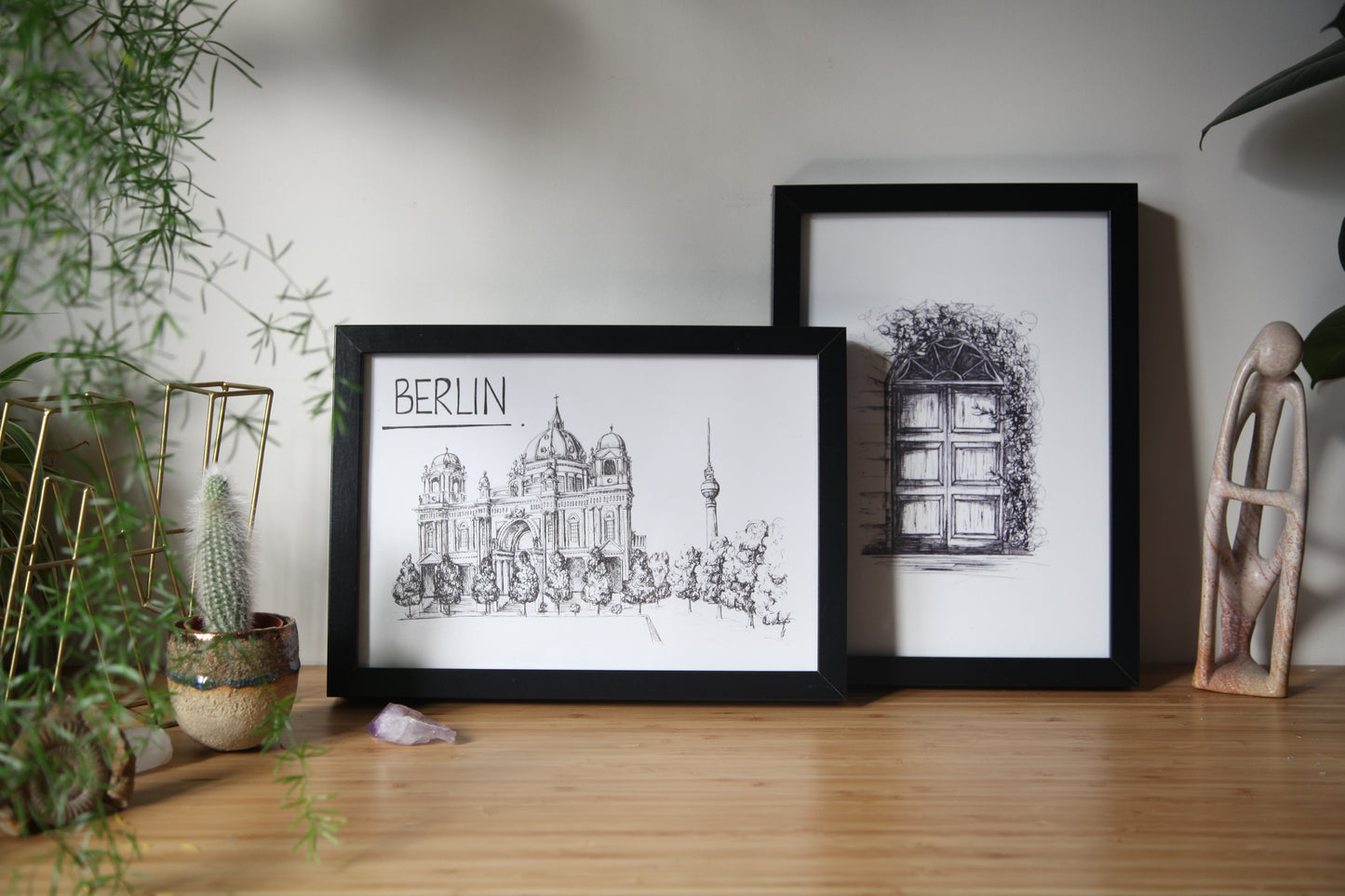 Berlin Skyline Art Print