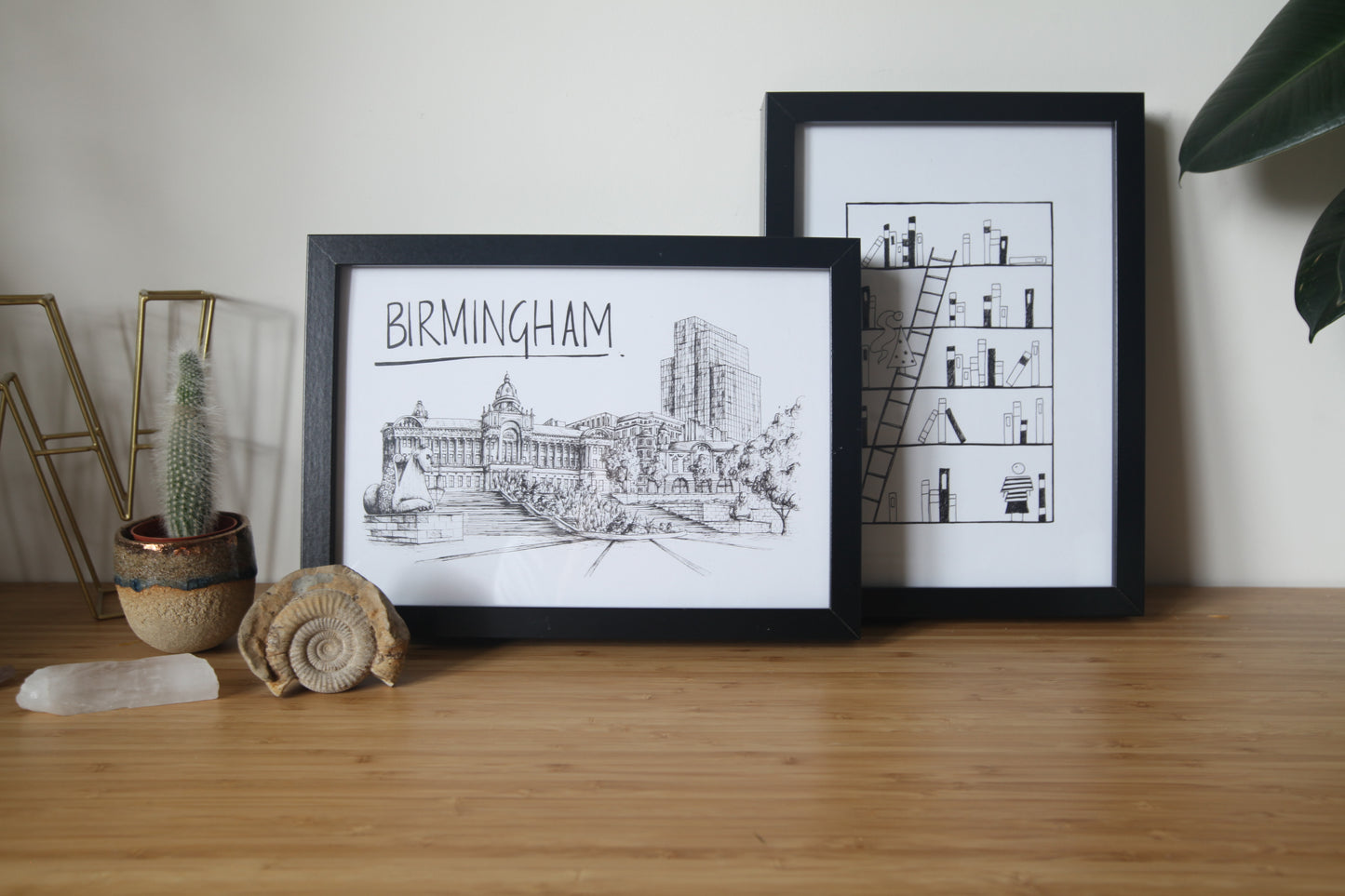 Birmingham Skyline Art Print