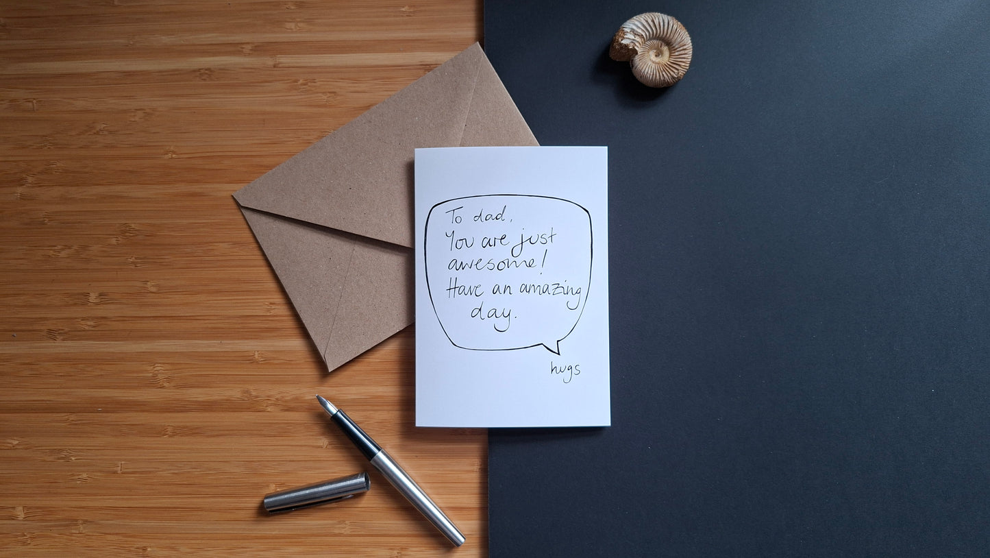 Card for Awesome Dad