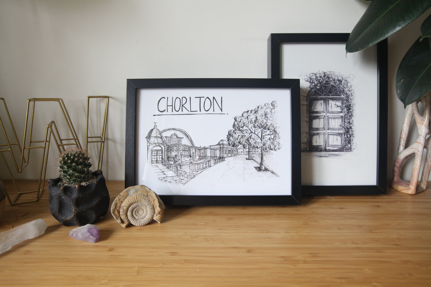 Chorlton Skyline Art Print