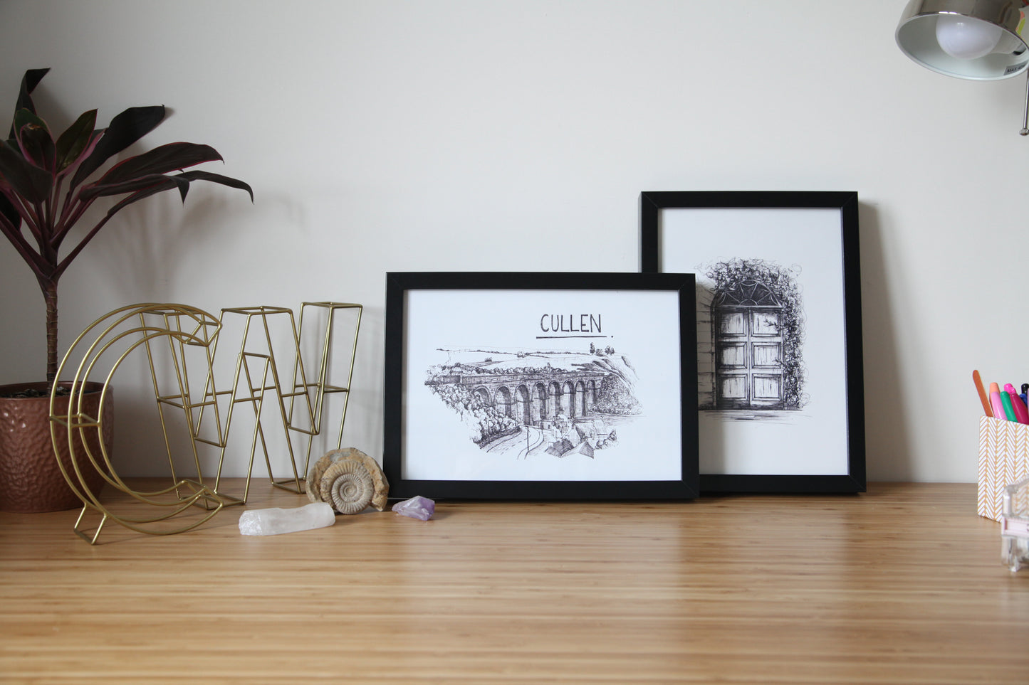 Cullen Skyline Art Print