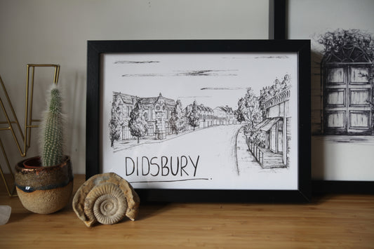 Didsbury Skyline Art Print