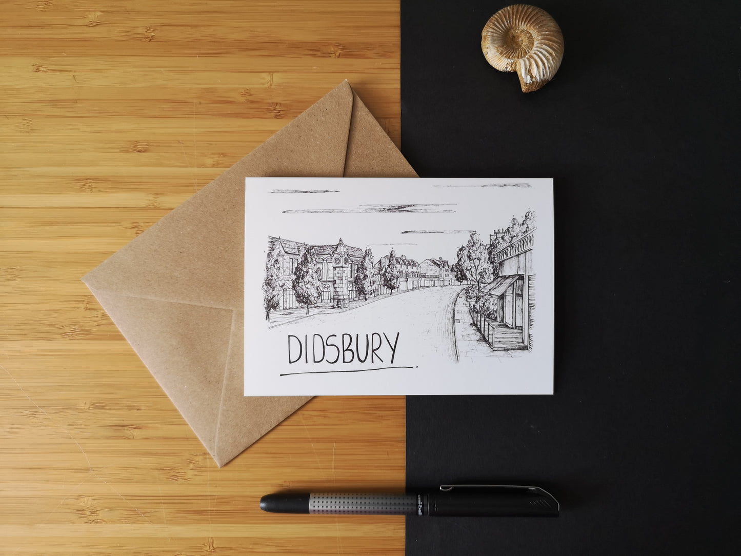 Didsbury Skyline Greetings Card