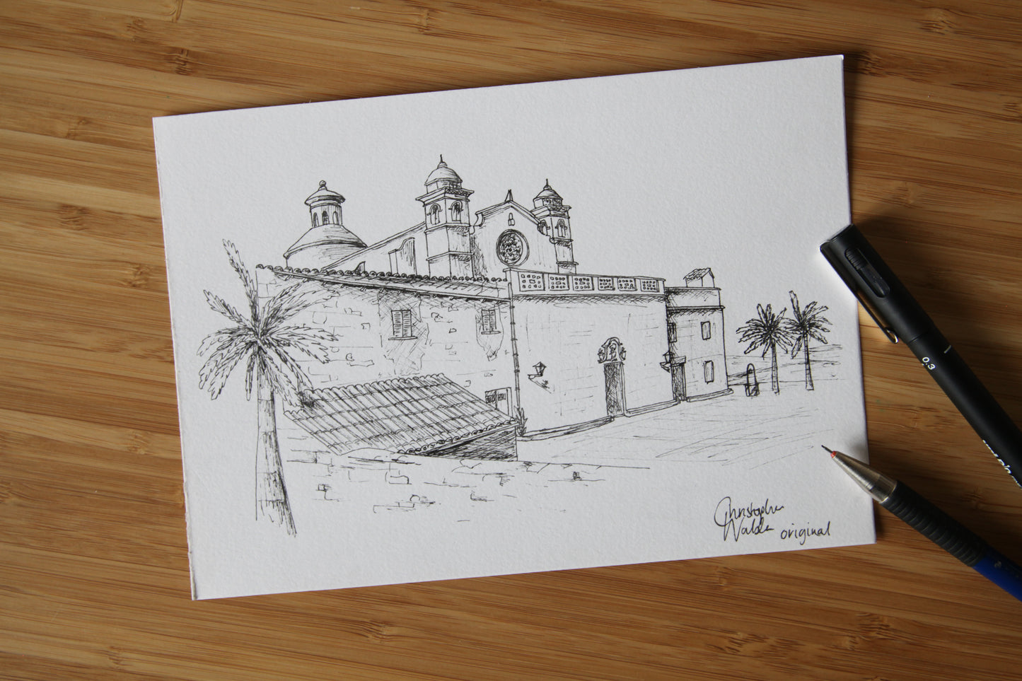 Custom Wedding Venue Illustration