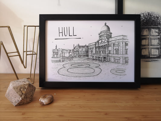 Hull Skyline Art Print