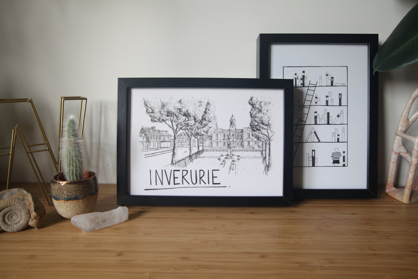 Inverurie Skyline Art Print