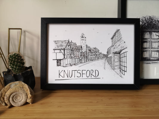 Knutsford Skyline Art Print