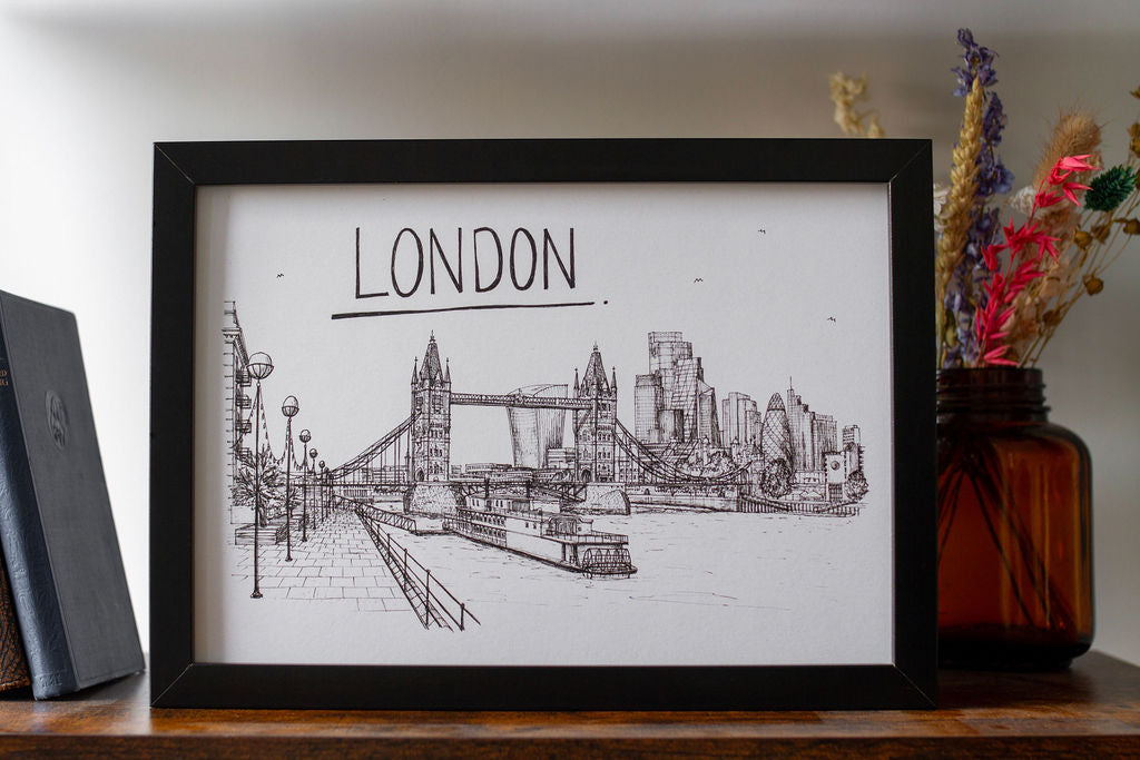 London Skyline Art Print