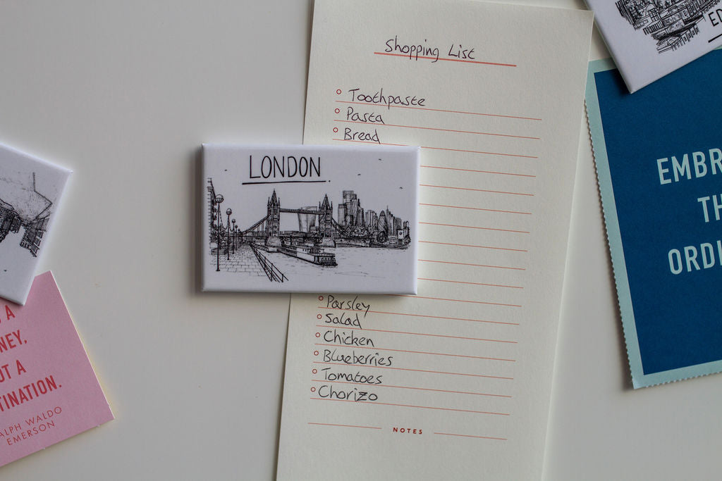 London Skyline Souvenir Magnet