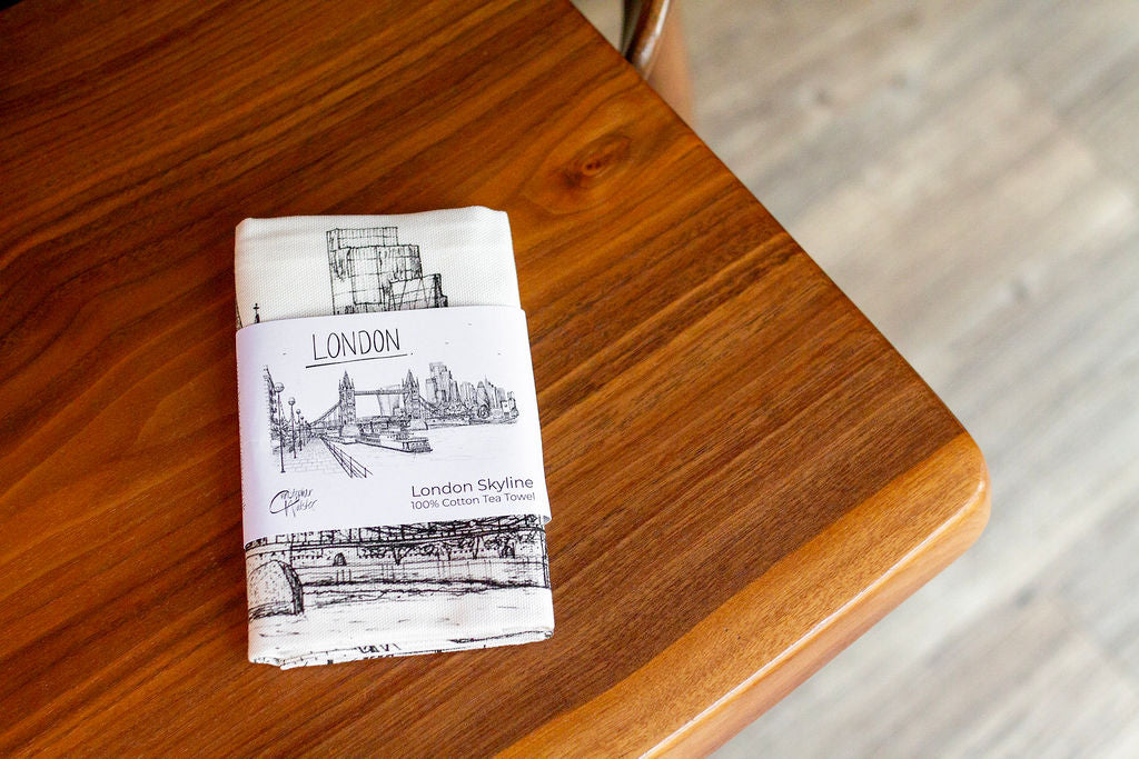 London Skyline Tea Towel