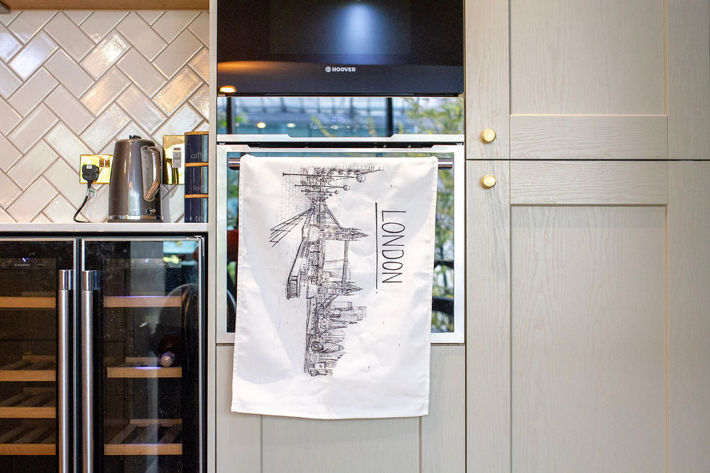London Skyline Tea Towel