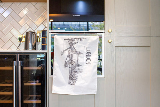 London Skyline Tea Towel