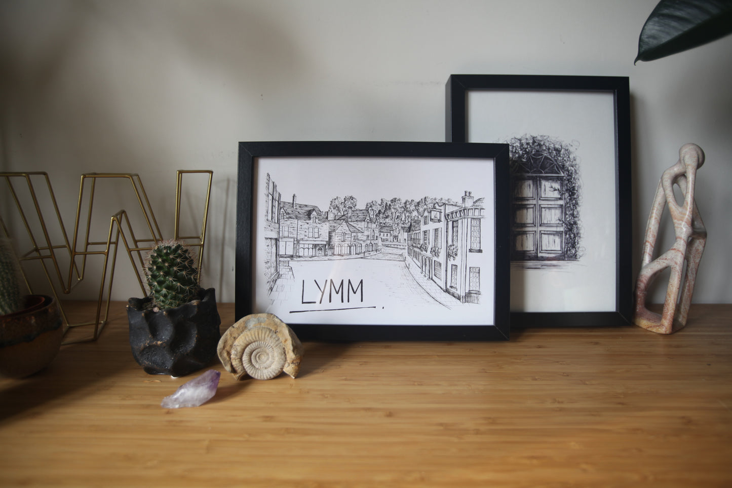Lymm Skyline Art Print