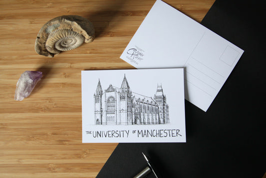 Manchester University Postcard