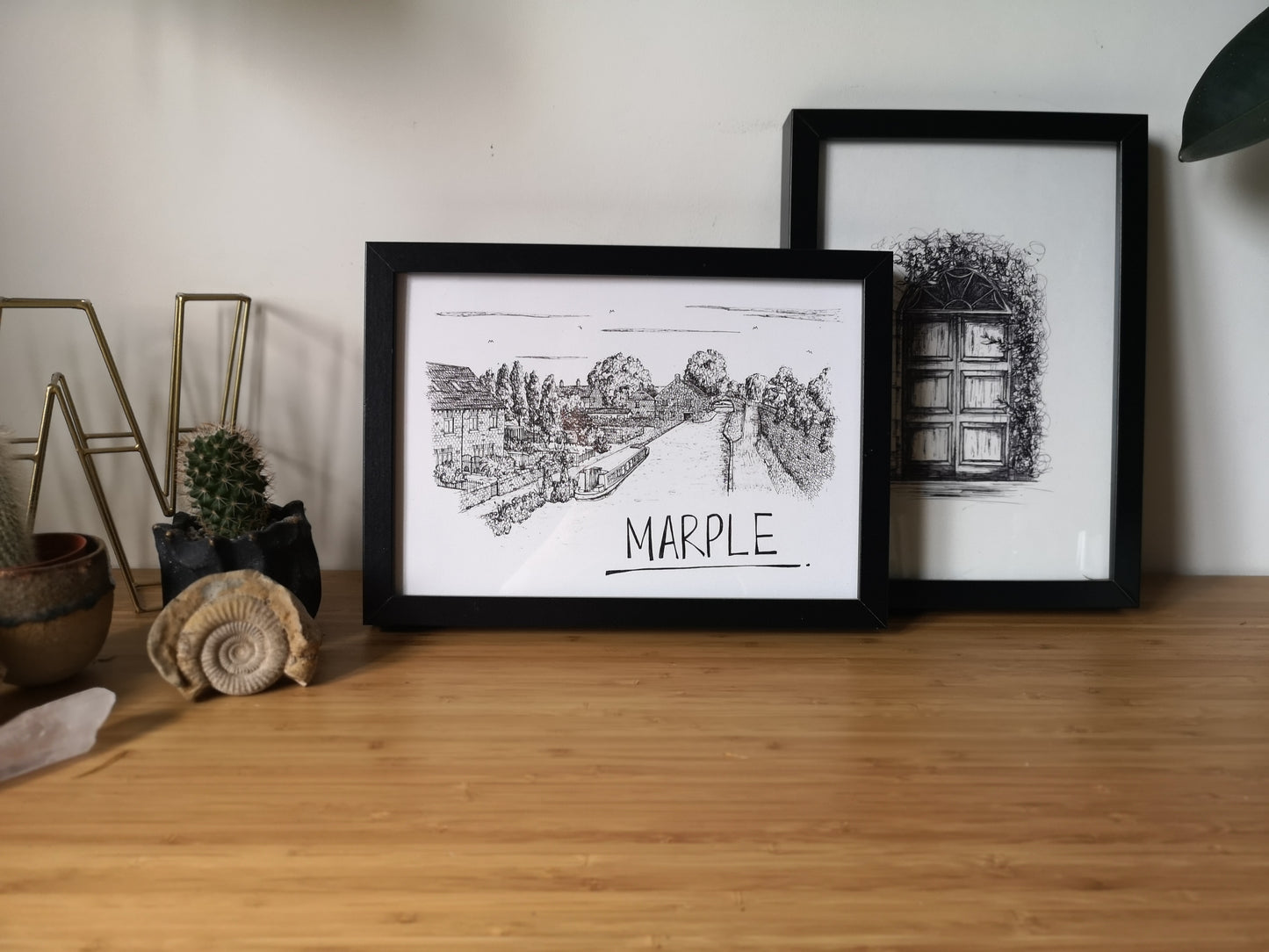 Marple Skyline Art Print