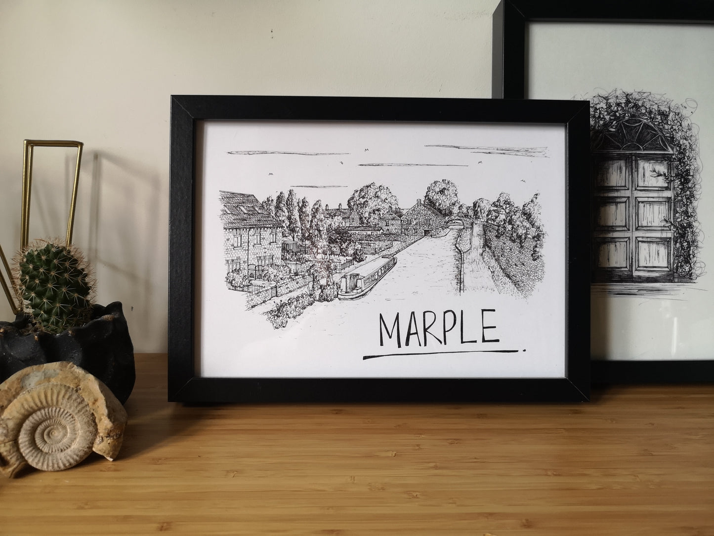 Marple Skyline Art Print