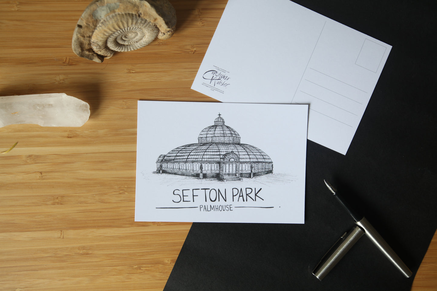 Liverpool Sefton Park Palm House Postcard