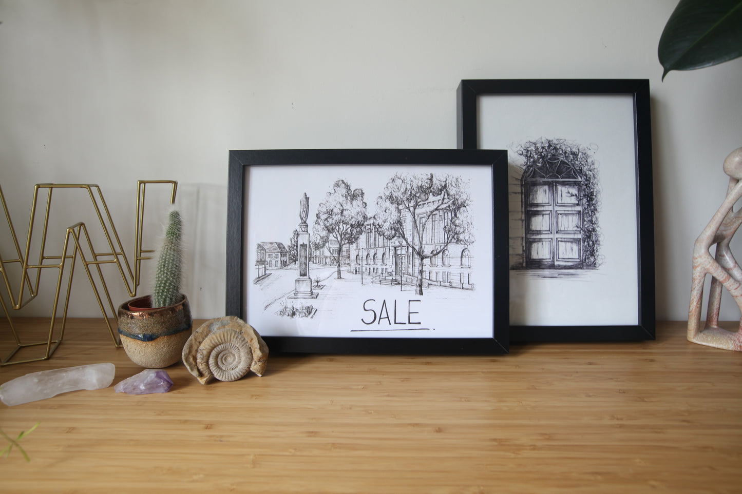 Sale Skyline Art Print
