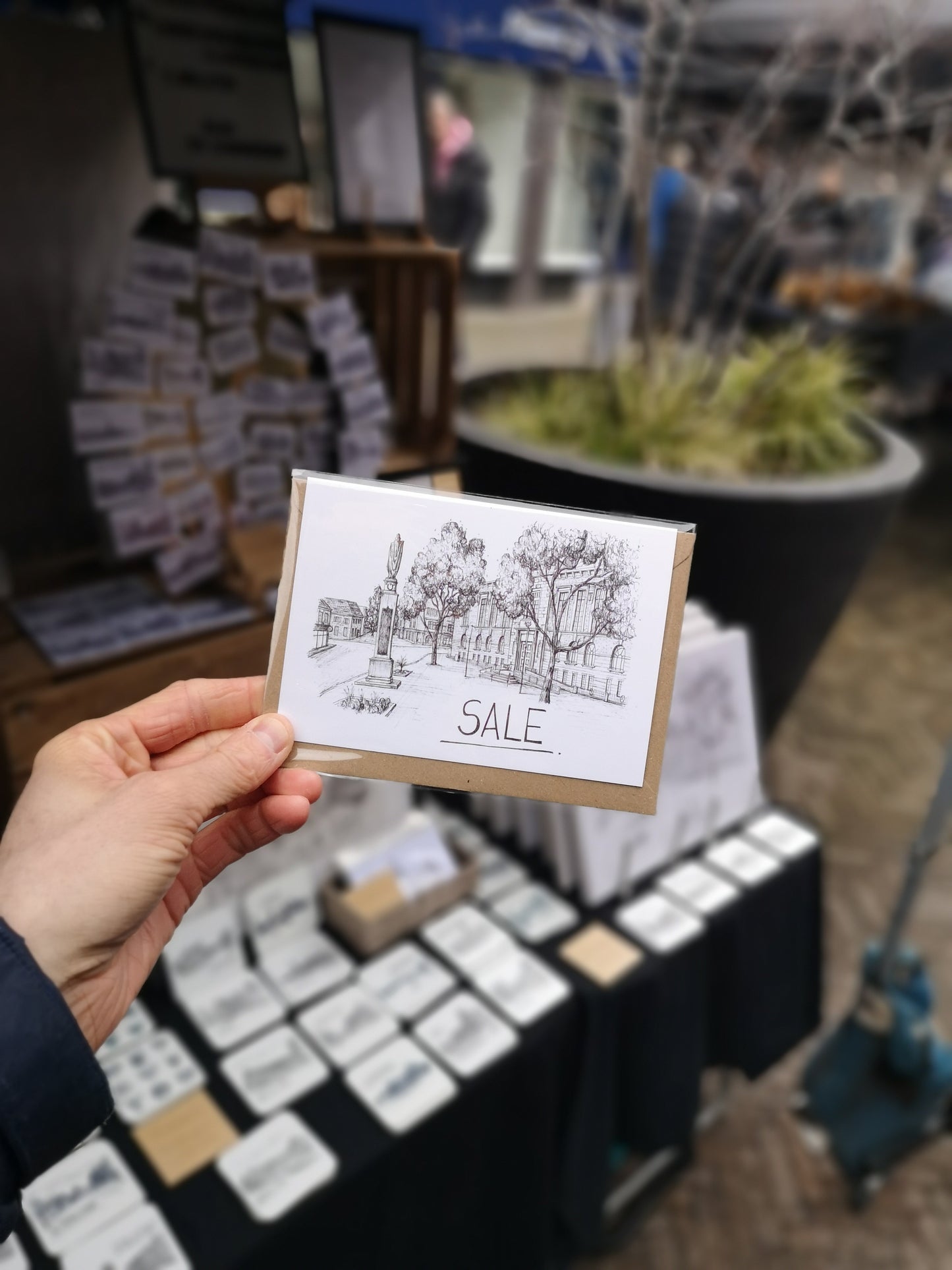 Sale Skyline Greetings Card