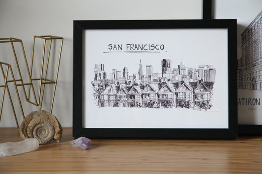 San Francisco Skyline Art Print