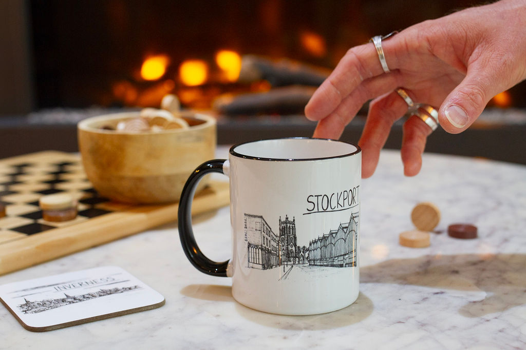 Stockport Skyline Drinks Mug