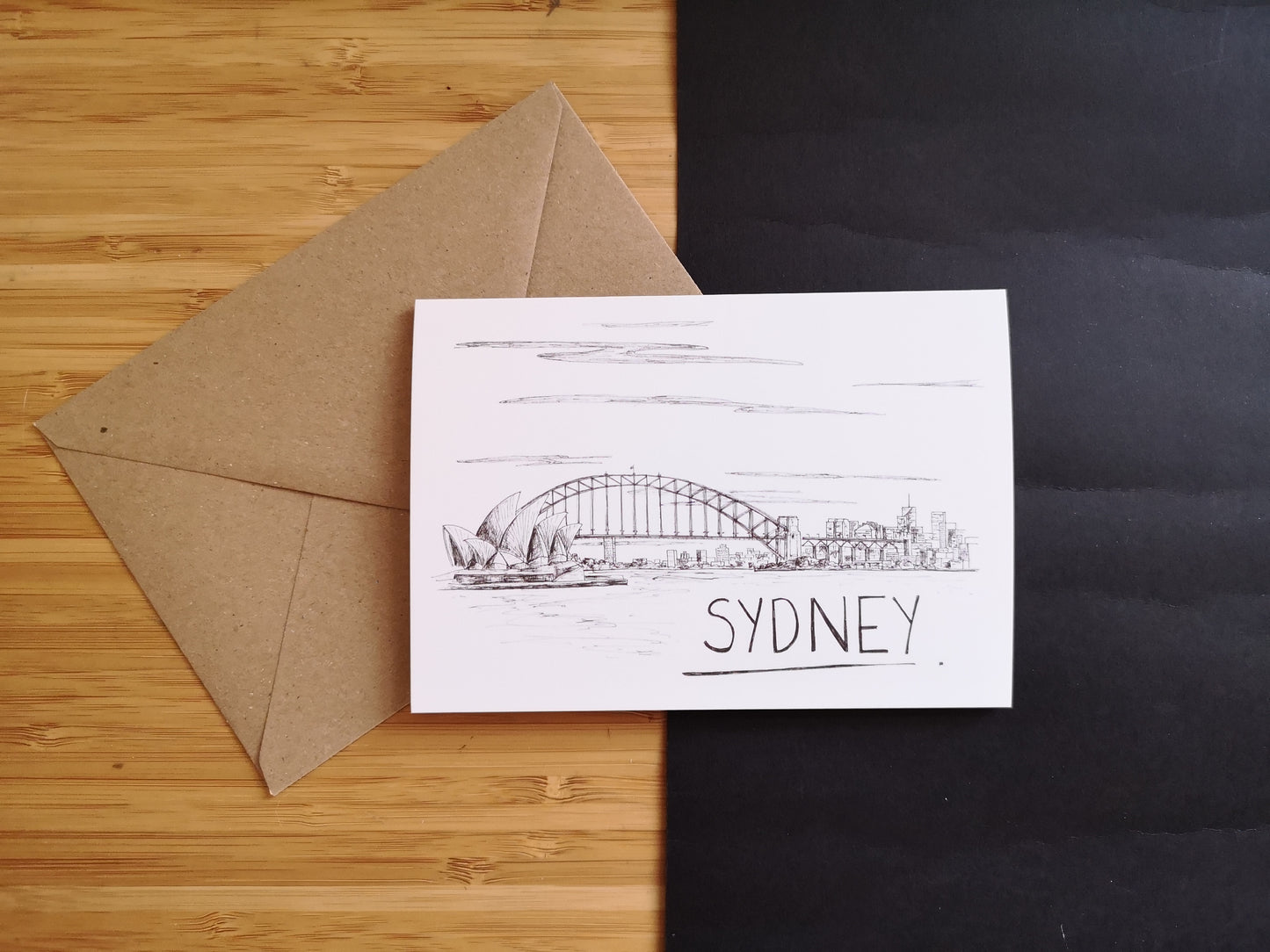 Sydney Skyline Greetings Card
