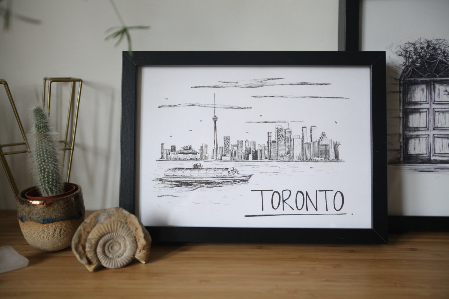 Toronto Skyline Art Print