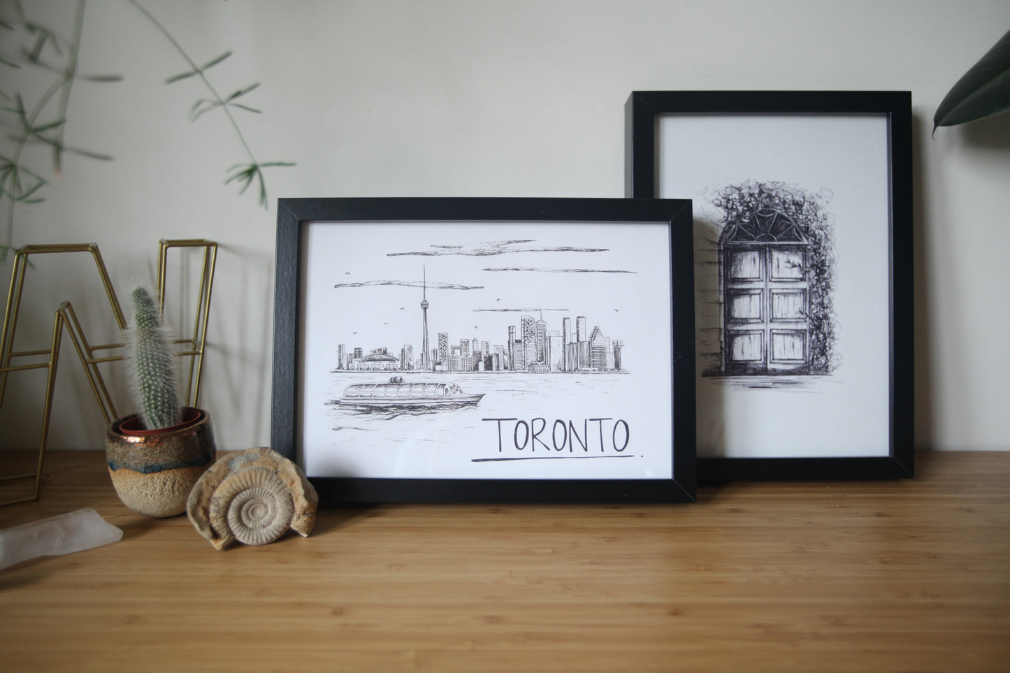 Toronto Skyline Art Print