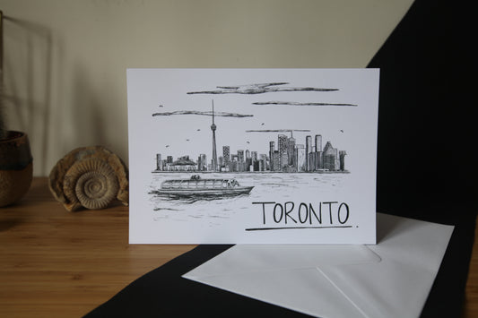 Toronto Skyline Greetings Card