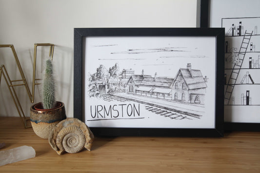 Urmston Skyline Art Print