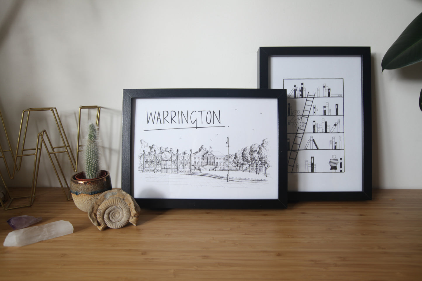 Warrington Skyline Art Print