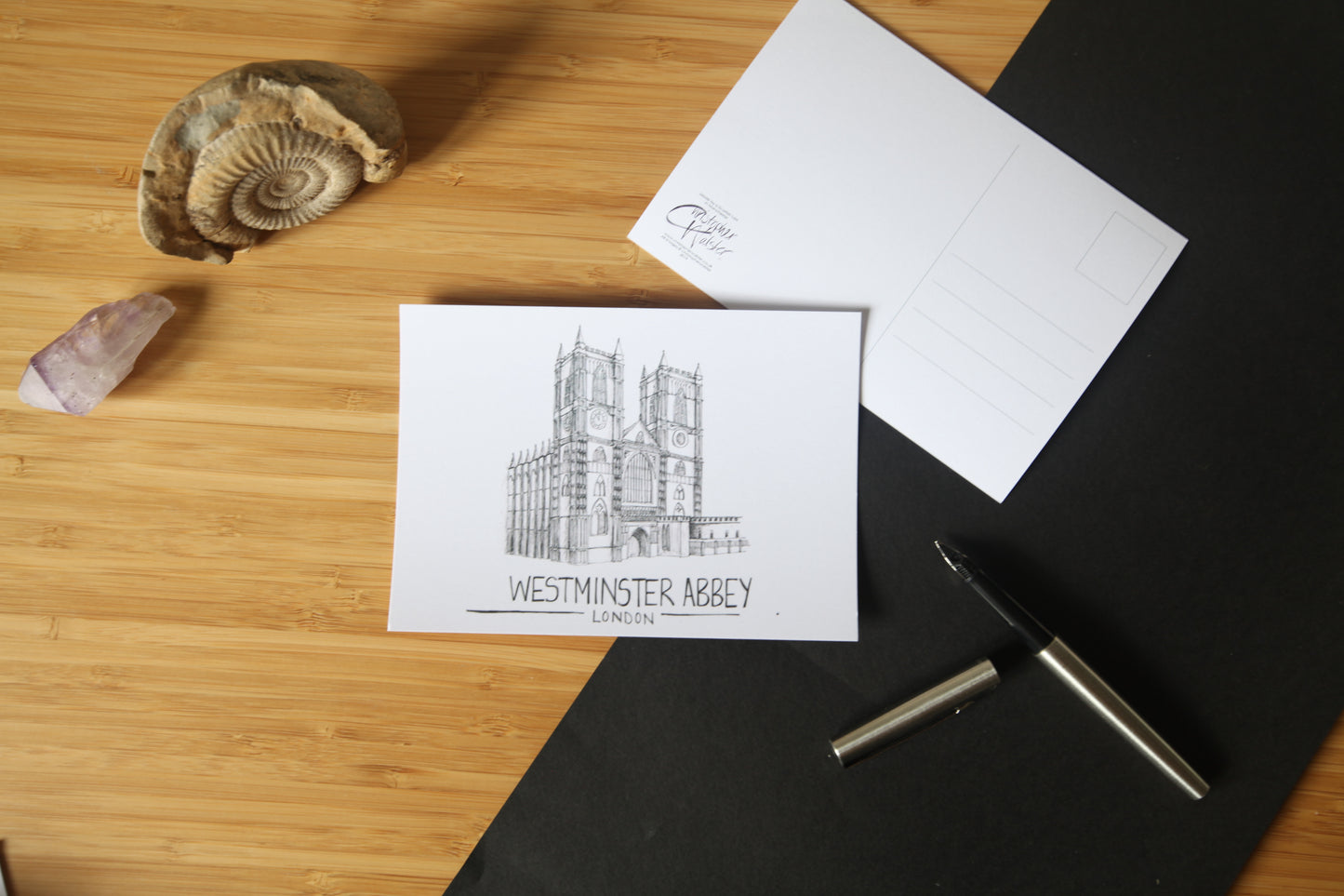Westminster Abbey, London Postcard