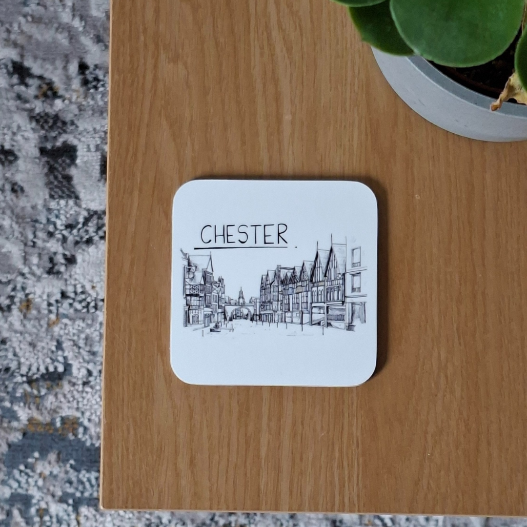Chester Skyline Drinks Coaster