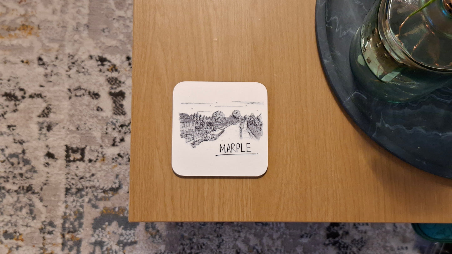 Marple Skyline Drinks Coaster