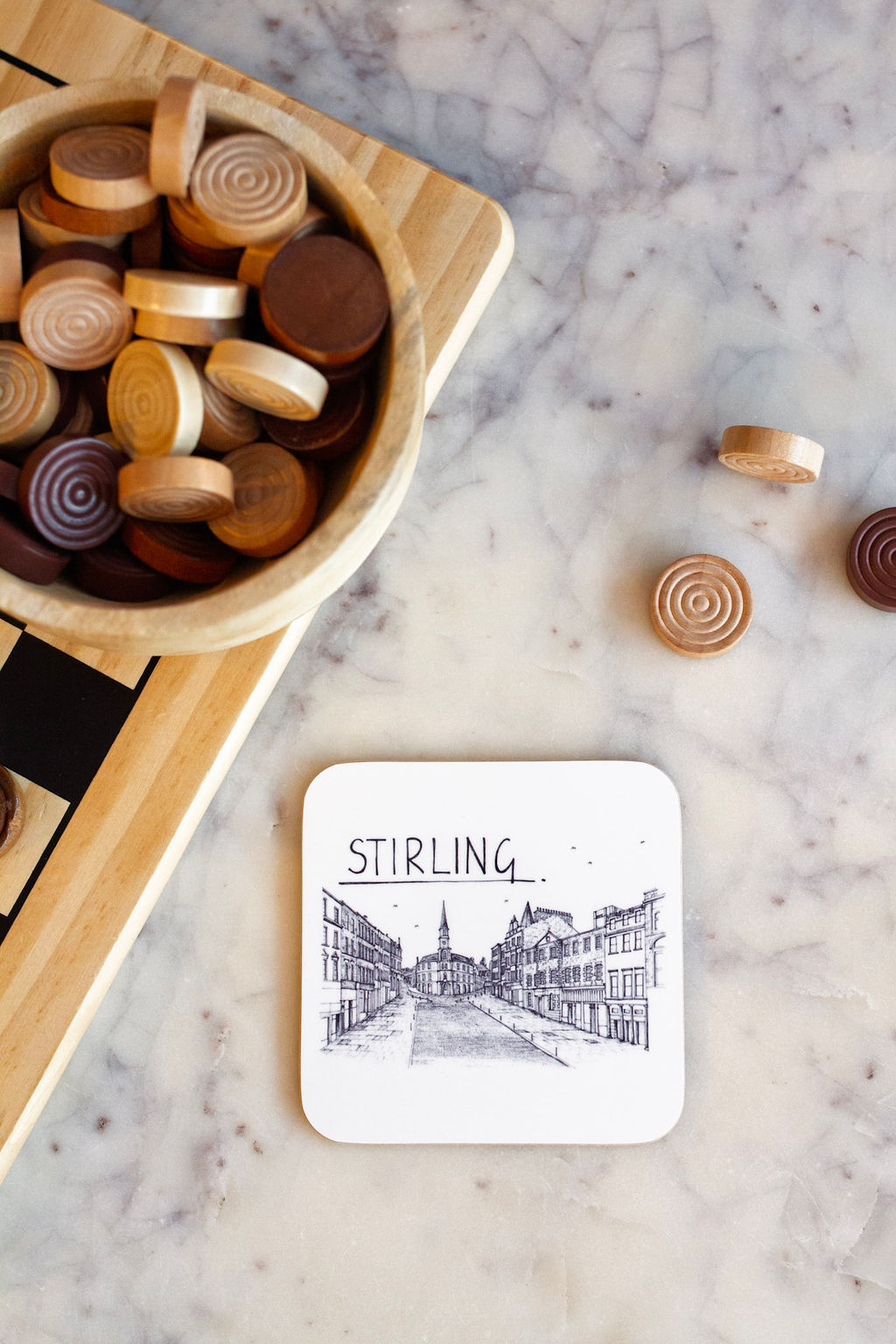 Stirling Skyline Drinks Coaster