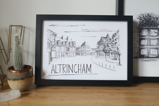 Altrincham Skyline Art Print