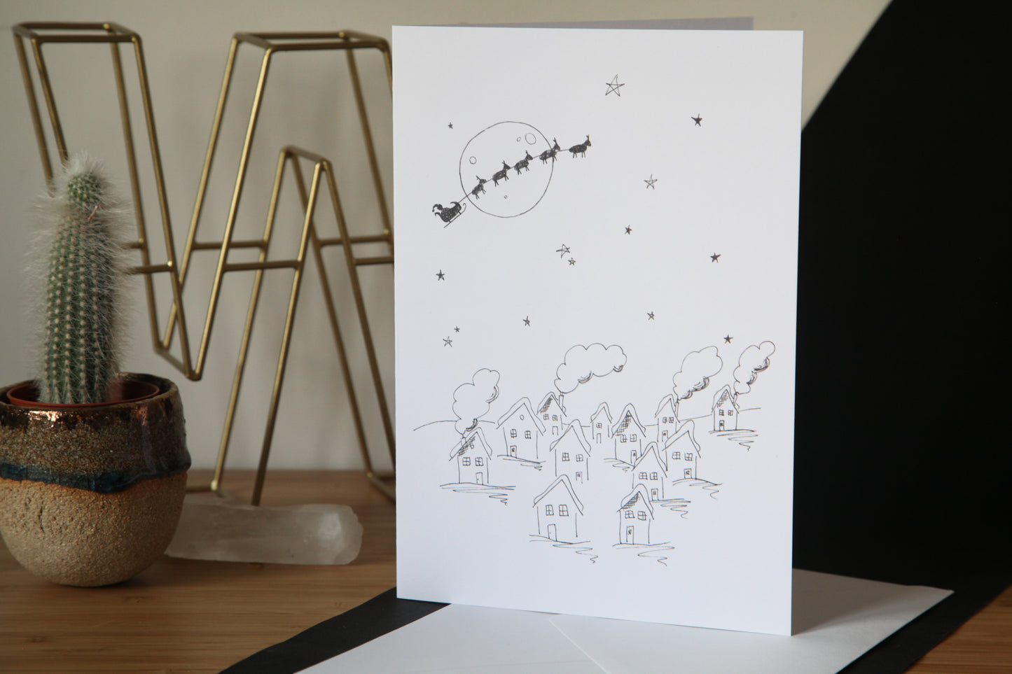 Christmas Card - Christmas starry sky