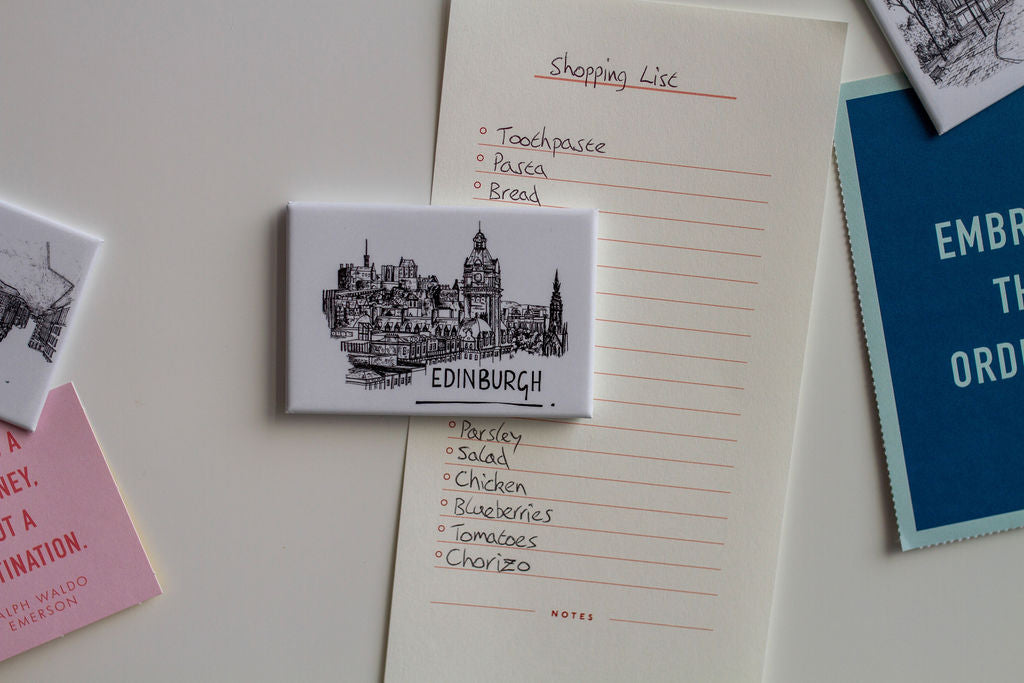 Edinburgh Skyline Souvenir Magnet
