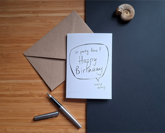 Birthday Card - Its Party Time, Happy Birthday