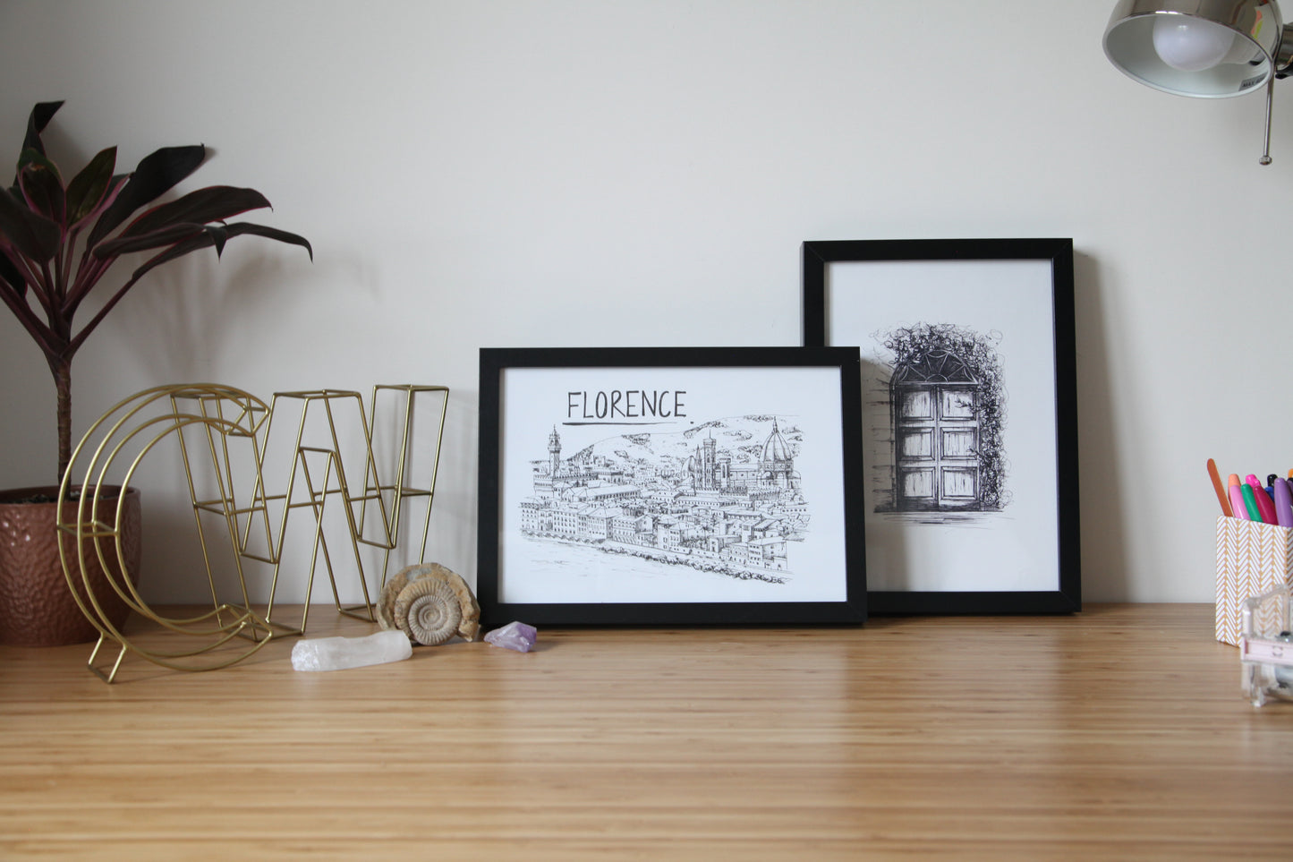 Florence Skyline Art Print