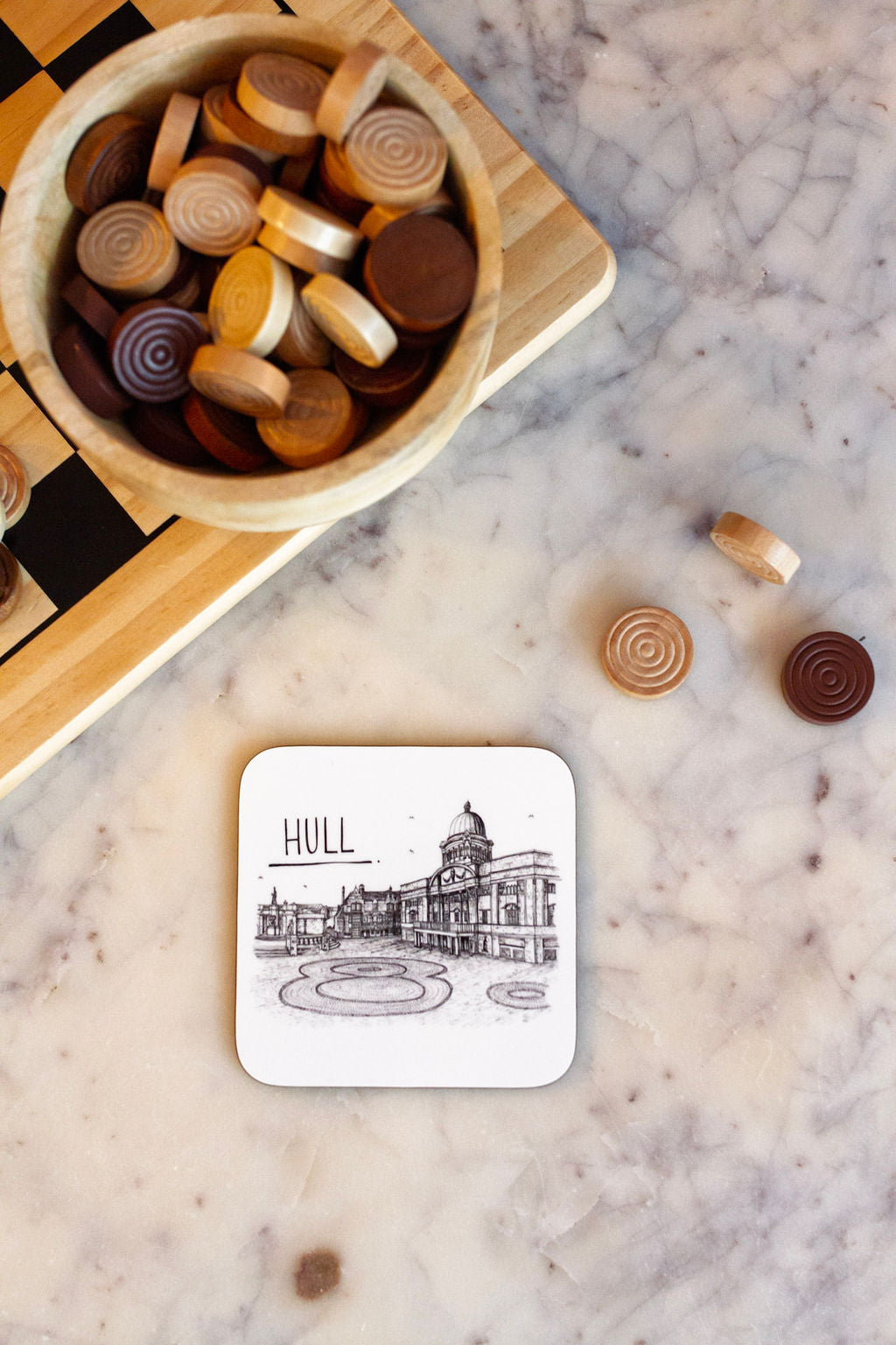 Hull Skyline Drinks Coaster