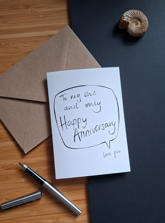 Anniversary Card - One and Only