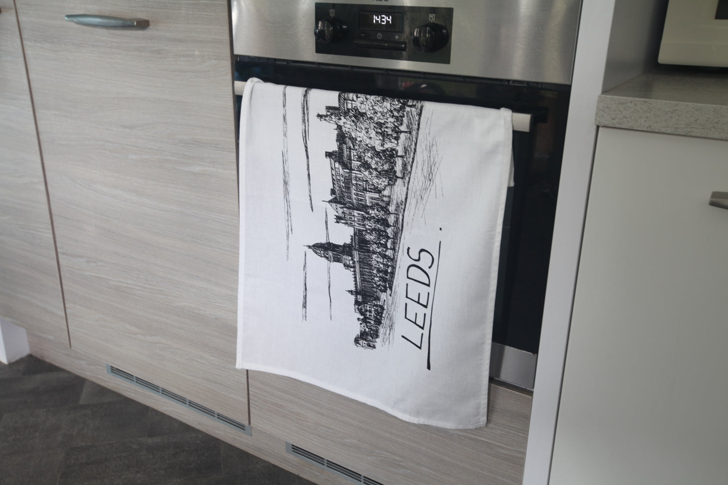 Leeds Skyline Tea Towel
